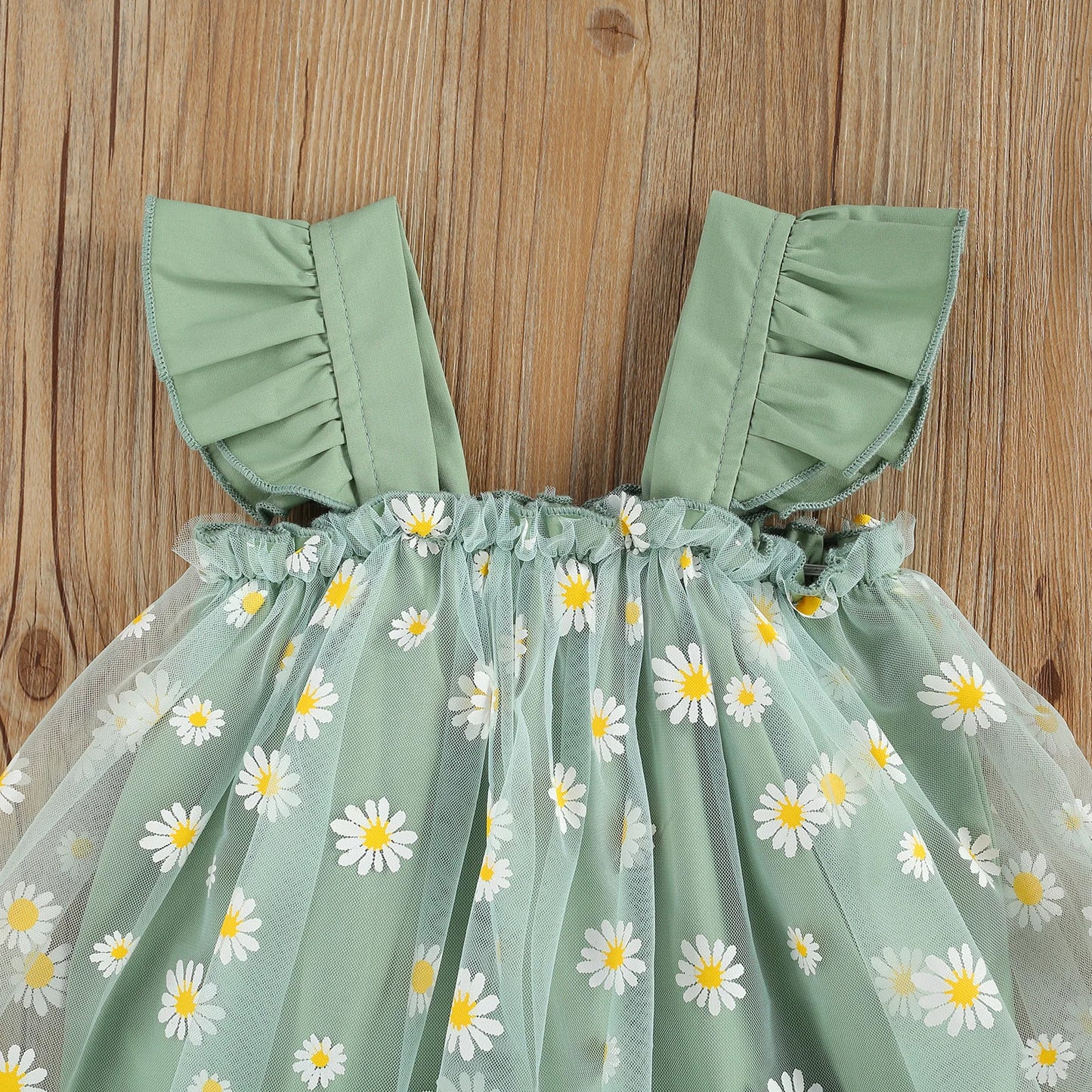 Daisy Tulle Romper & Headband Set
