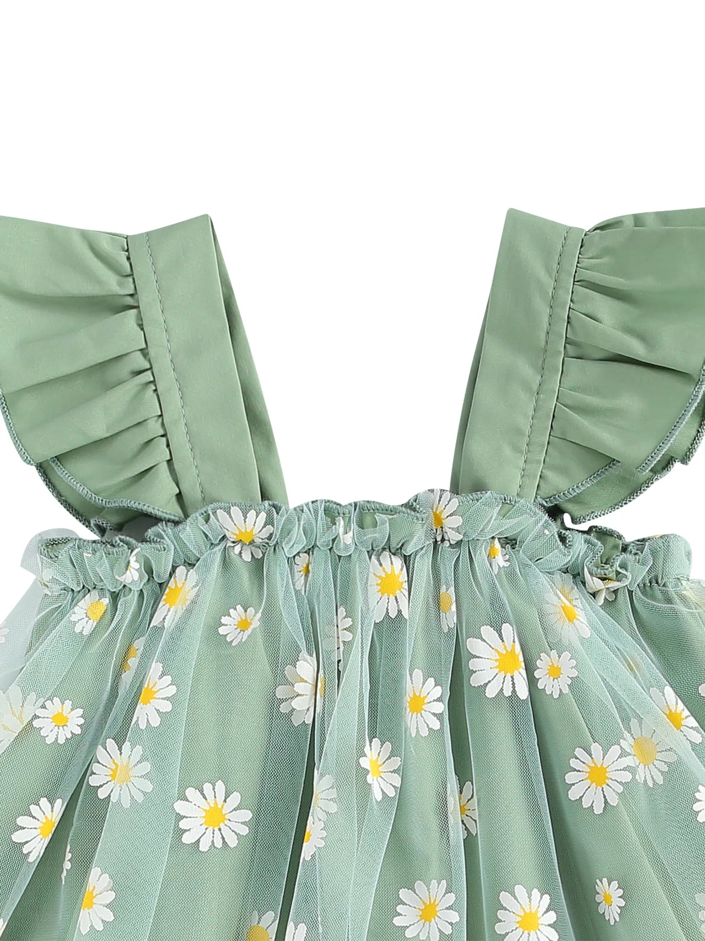 Daisy Tulle Romper & Headband Set