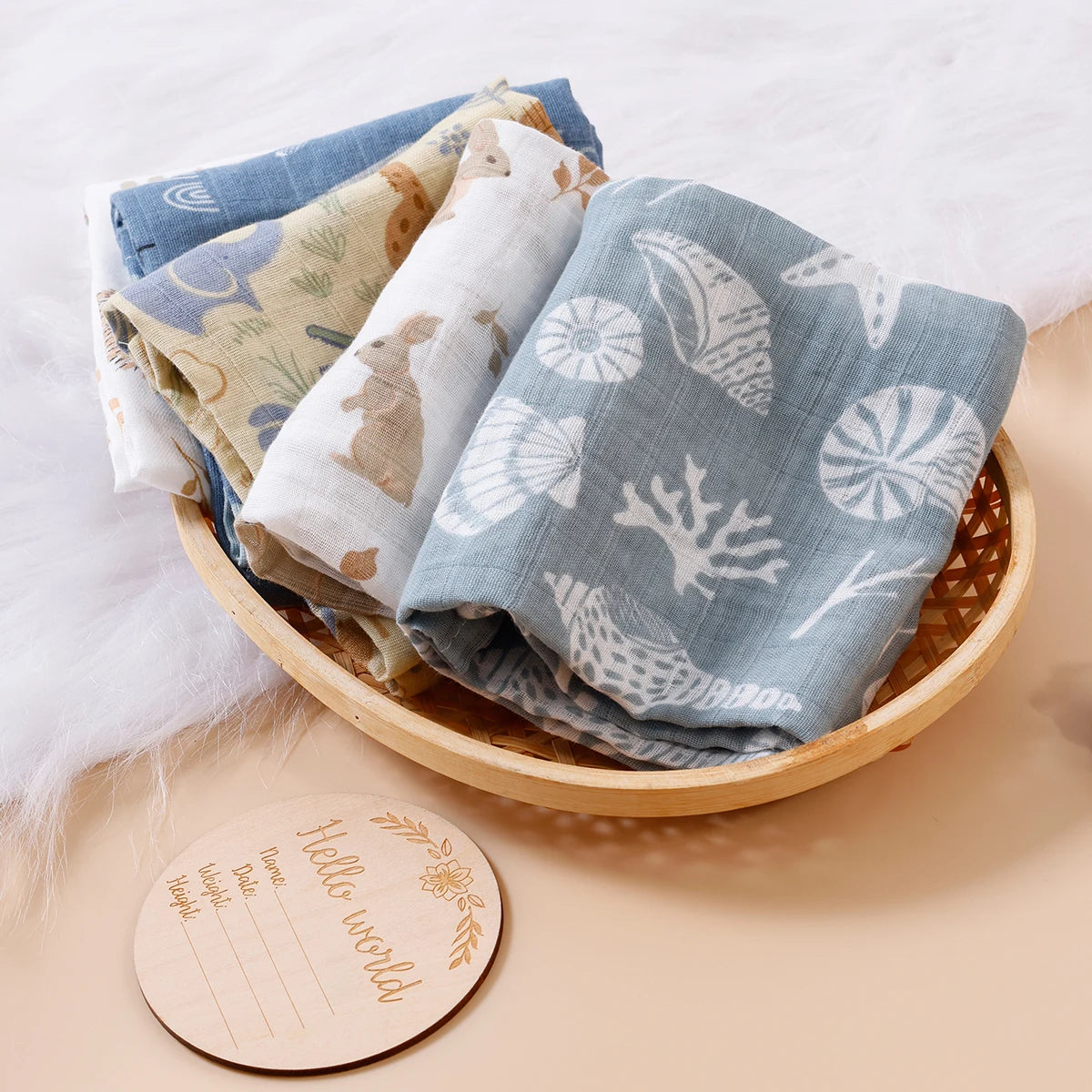 Baby Burp Cloths 5 pack