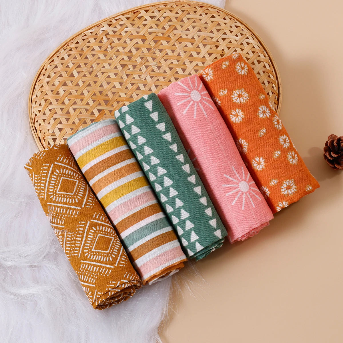 Baby Burp Cloths 5 pack