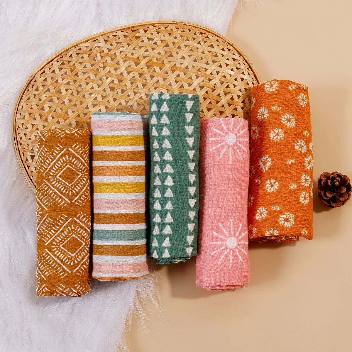 Baby Burp Cloths 5 pack