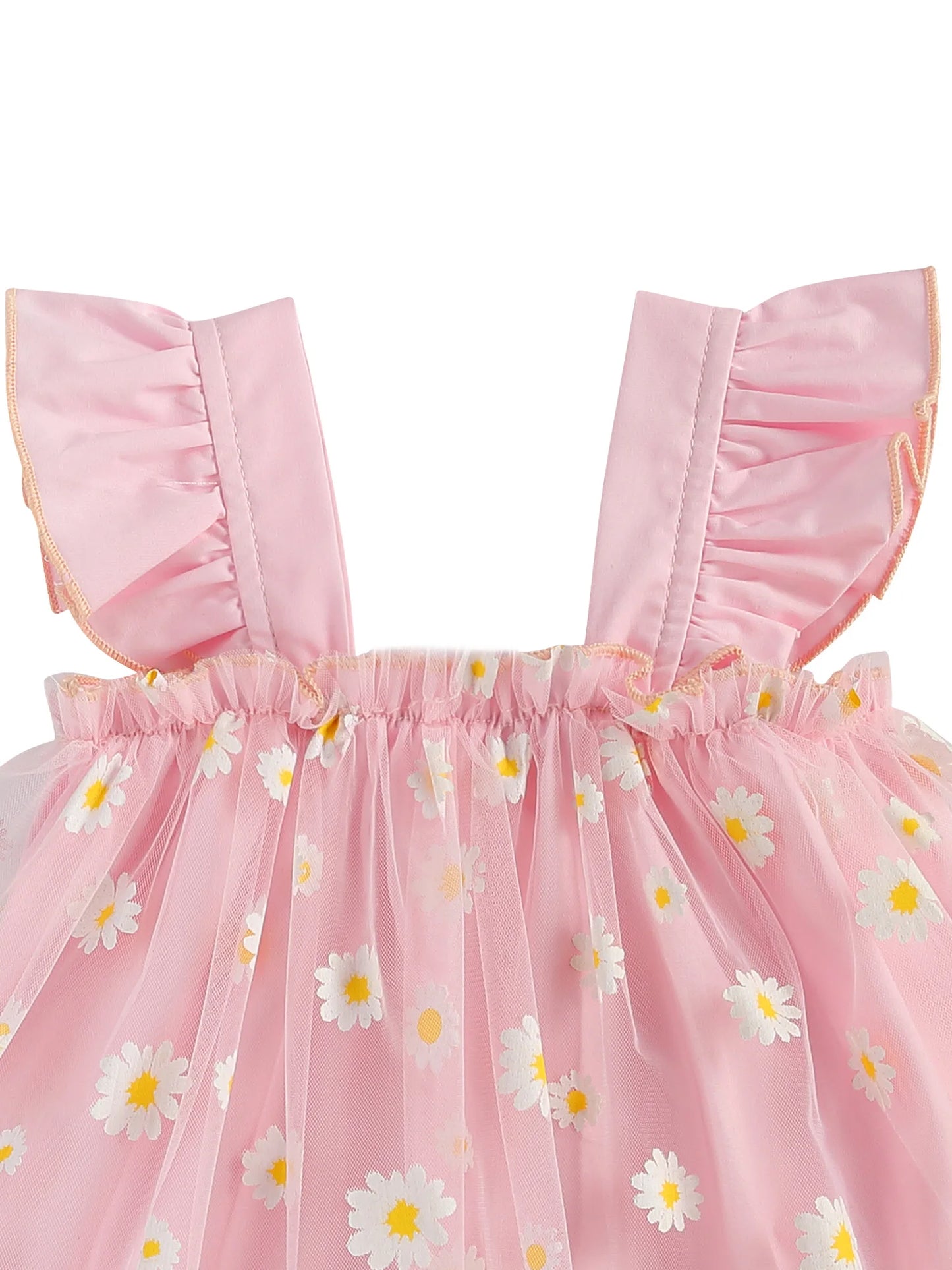 Daisy Tulle Romper & Headband Set