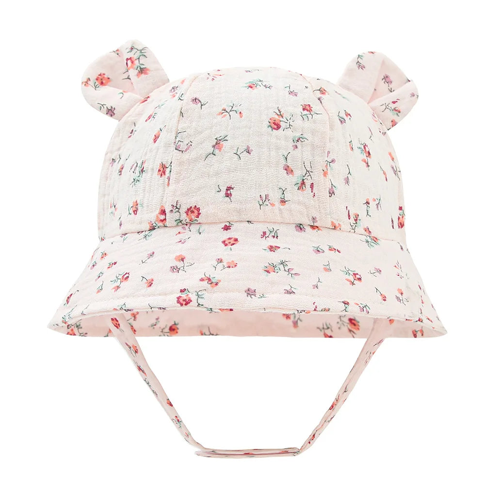 Sun Hat with Bear Ears