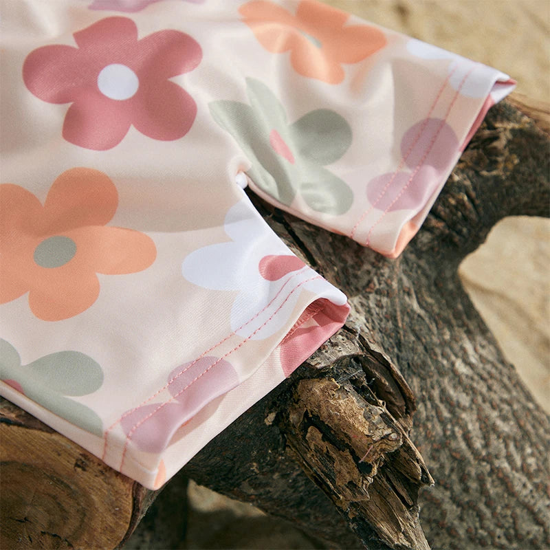 Long Sleeve Baby Swimsuit & Sun Hat Set