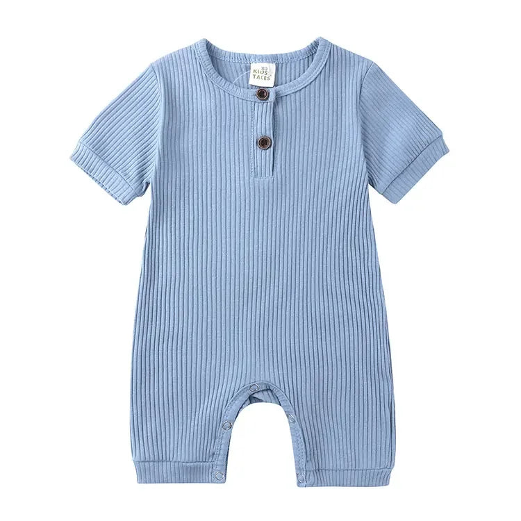 Cozy Ribbed Baby Romper