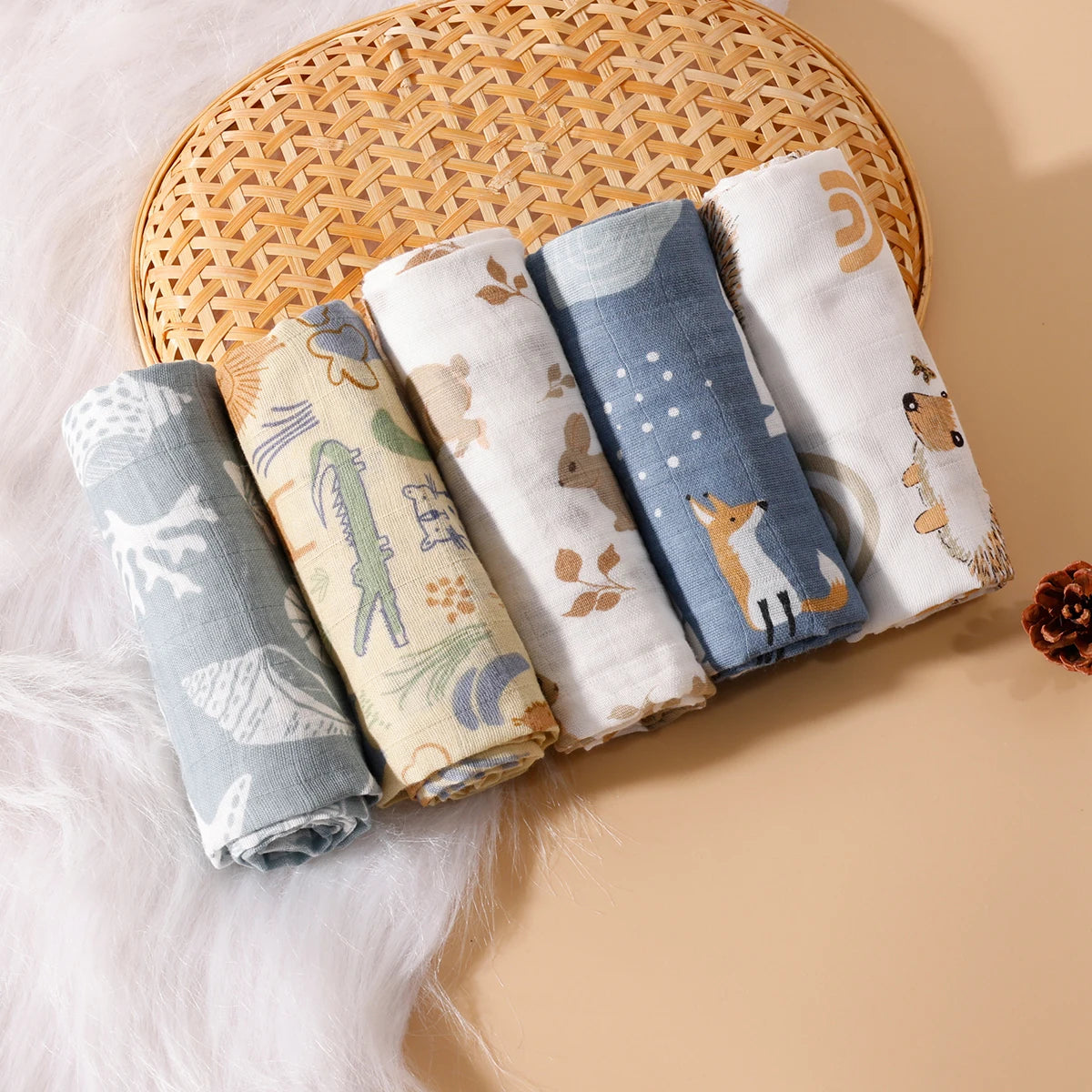 Baby Burp Cloths 5 pack