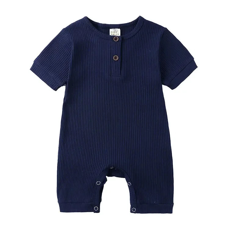 Cozy Ribbed Baby Romper