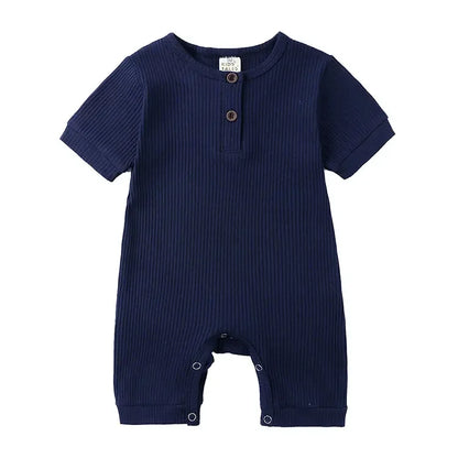 Cozy Ribbed Baby Romper