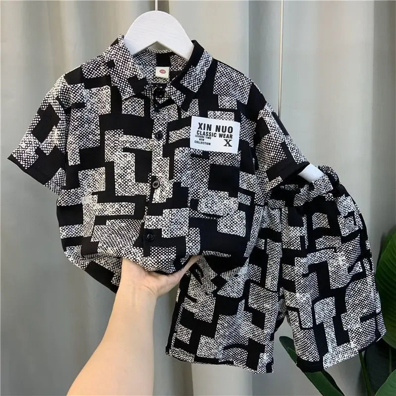 Geometric Kids’ Summer Set