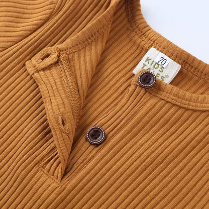 Cozy Ribbed Baby Romper