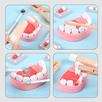 Jouets de docteur en bois