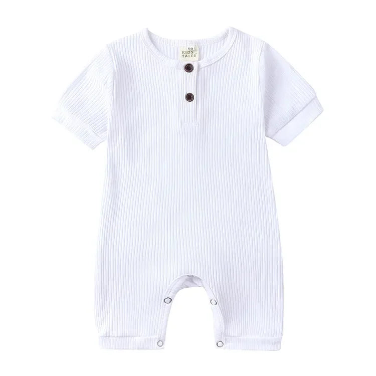 Cozy Ribbed Baby Romper