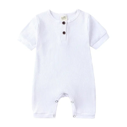 Cozy Ribbed Baby Romper