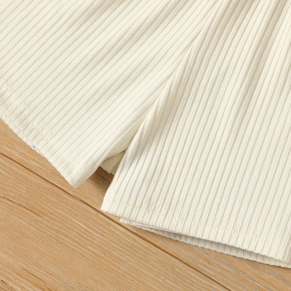 Ruffle Sleeve Baby Rompers