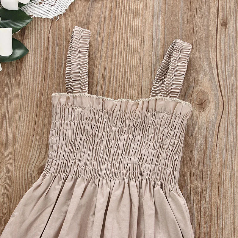 Smocked Baby Romper with Bow