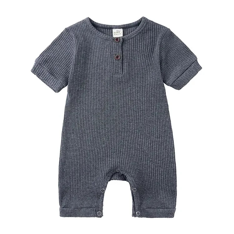 Cozy Ribbed Baby Romper