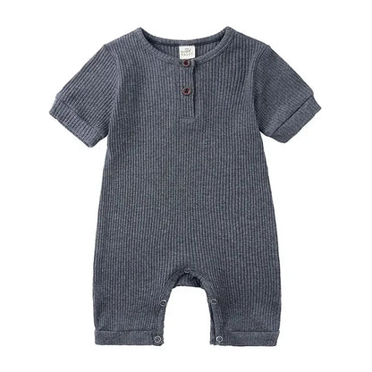 Cozy Ribbed Baby Romper