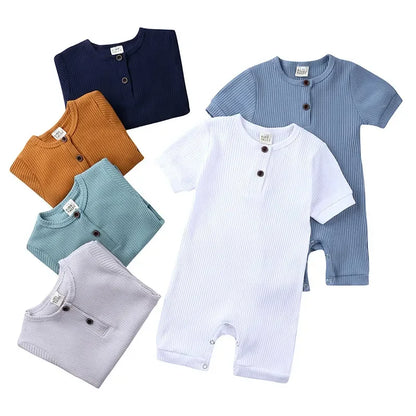 Cozy Ribbed Baby Romper
