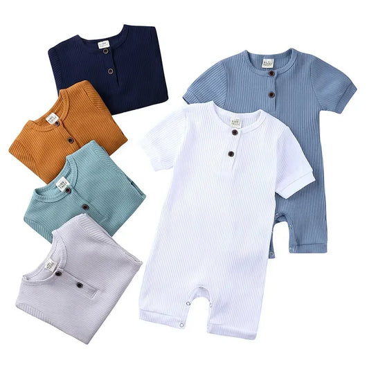 Cozy Ribbed Baby Romper
