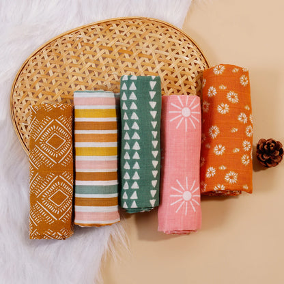 Baby Burp Cloths 5 pack