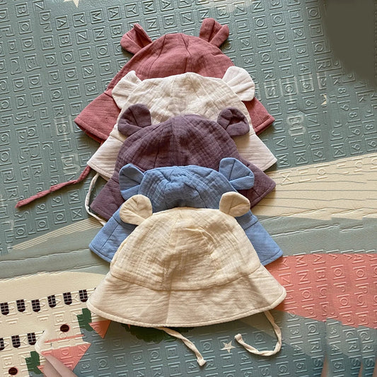 Sun Hat with Bear Ears