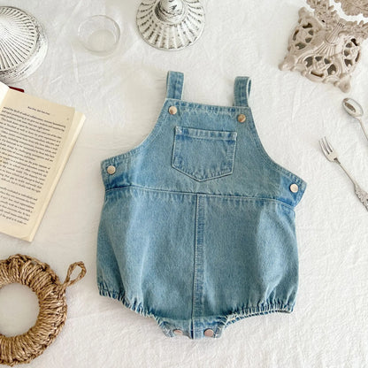 Cute Baby Pocket Rompers