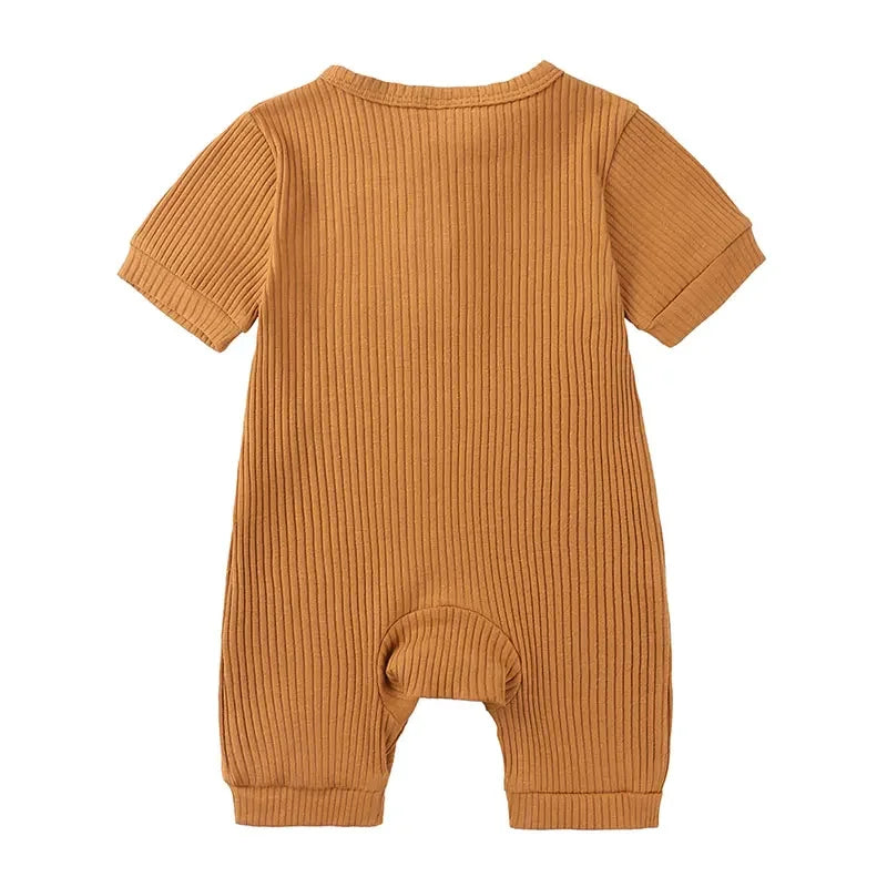 Cozy Ribbed Baby Romper