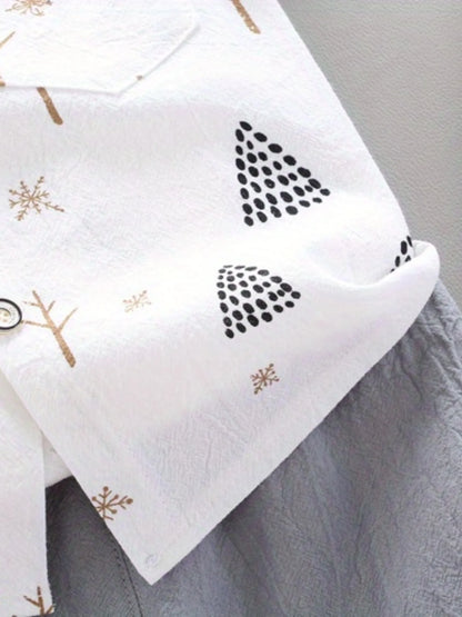 Themed Baby Shirt and Shorts Set