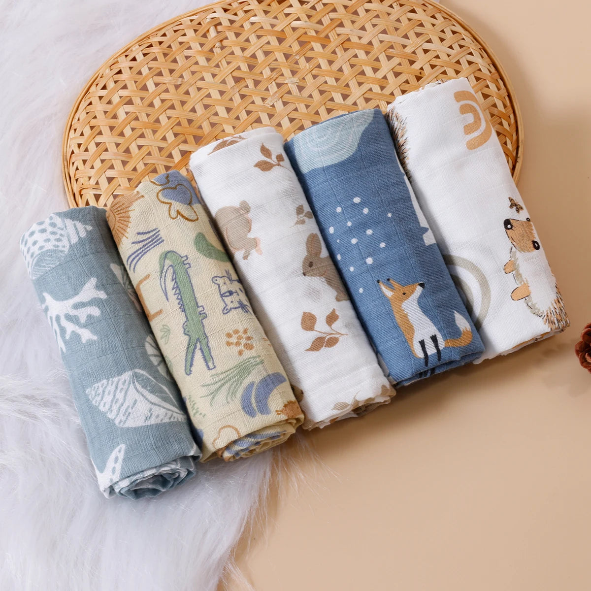 Baby Burp Cloths 5 pack