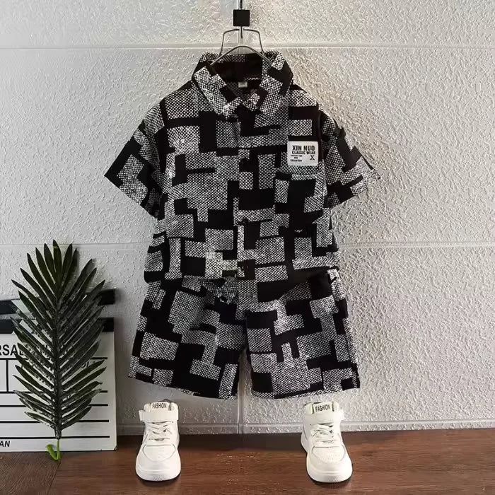 Geometric Kids’ Summer Set