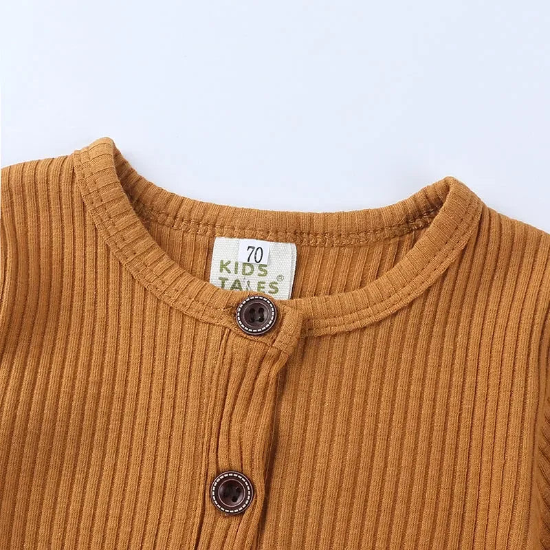 Cozy Ribbed Baby Romper