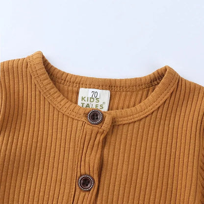 Cozy Ribbed Baby Romper