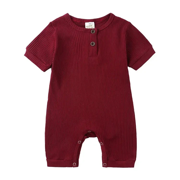 Cozy Ribbed Baby Romper