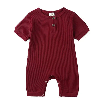 Cozy Ribbed Baby Romper