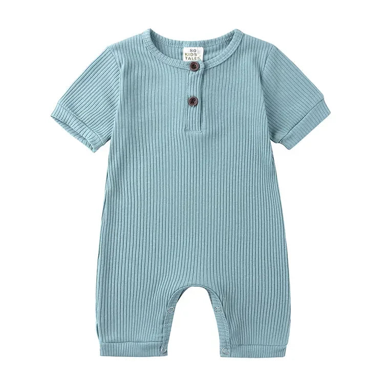 Cozy Ribbed Baby Romper
