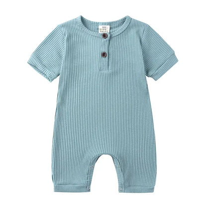Cozy Ribbed Baby Romper