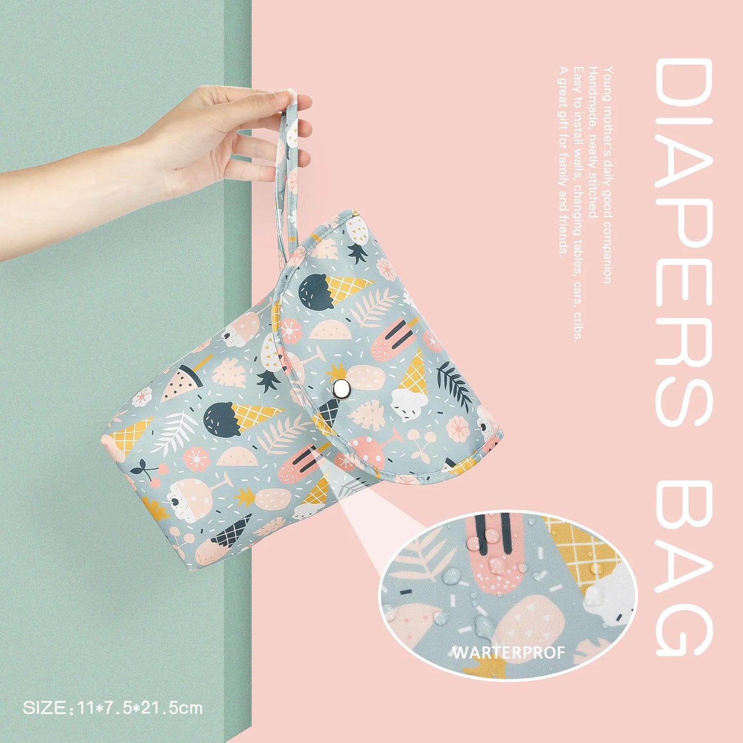 Stylish Diaper Clutch