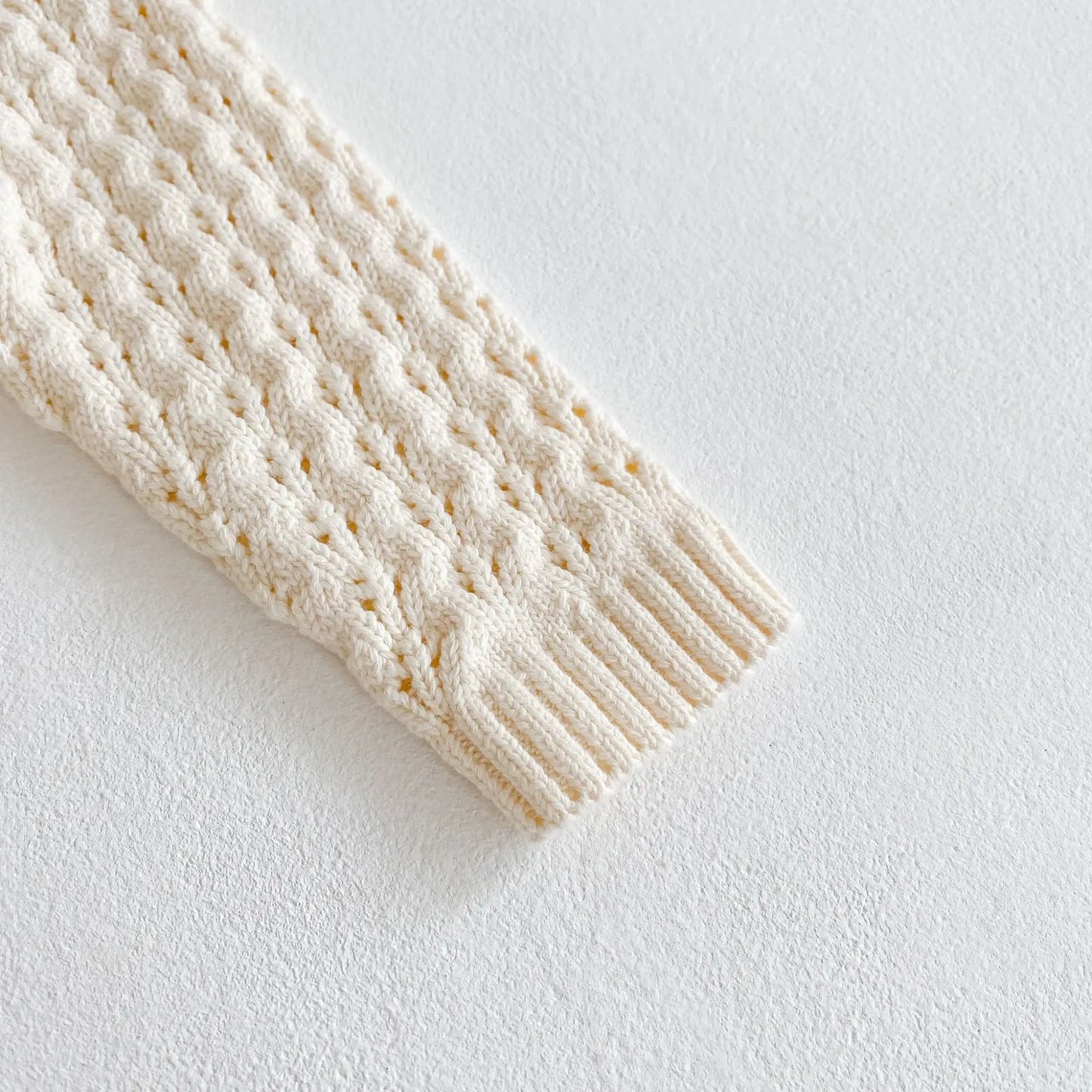 Knit Long Sleeve Baby Romper