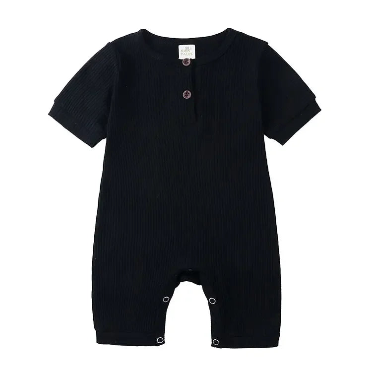 Cozy Ribbed Baby Romper