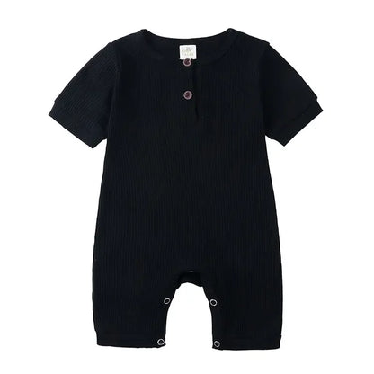 Cozy Ribbed Baby Romper
