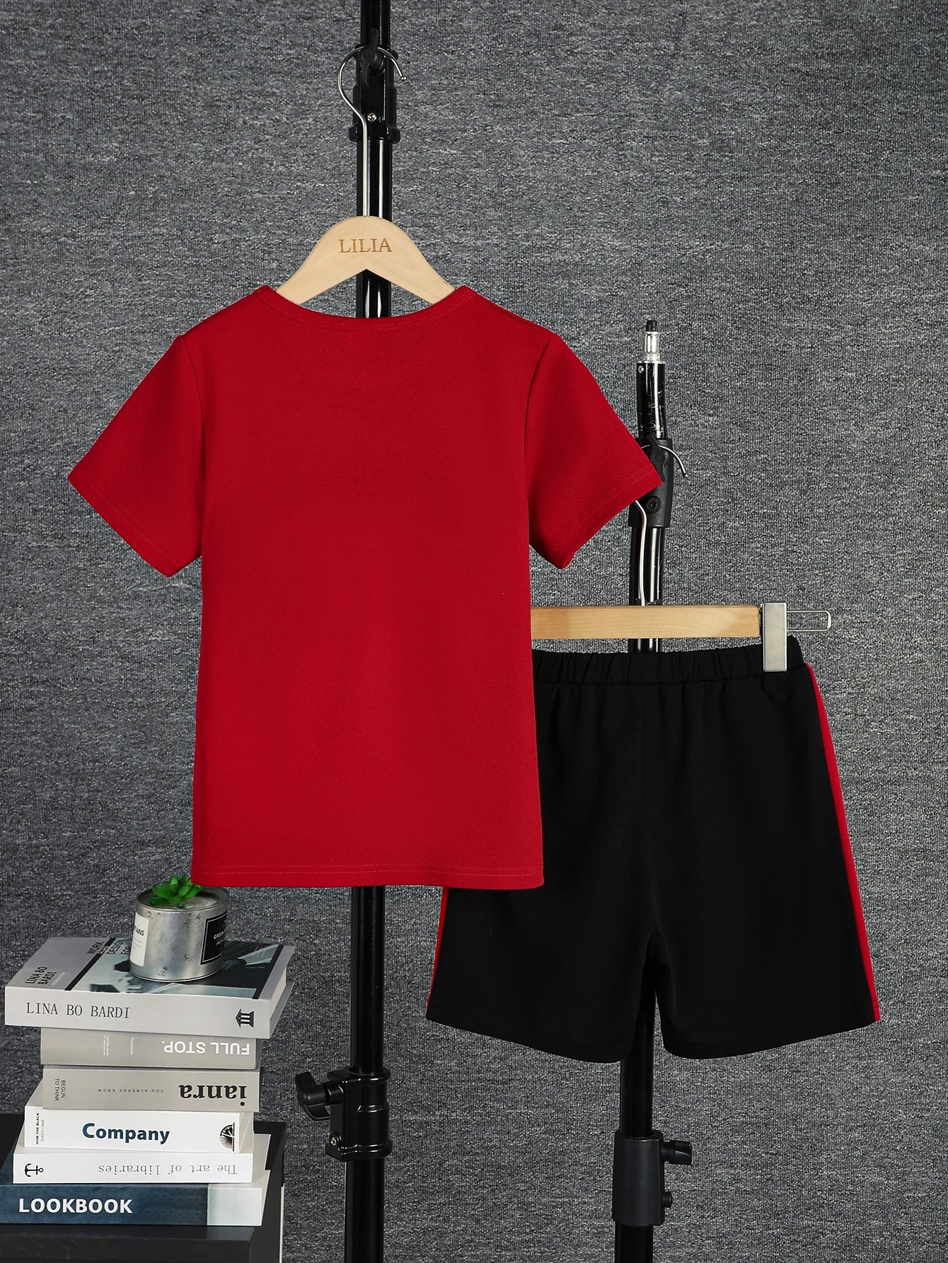 Trendy Color Block Kids' Outfit