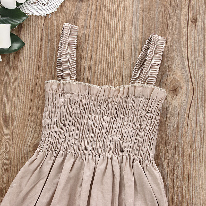 Smocked Baby Romper with Bow