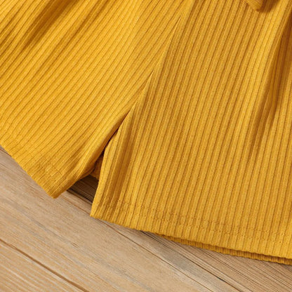Ruffle Sleeve Baby Rompers