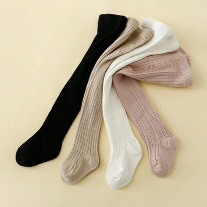 Baby Ribbed Tights - 4 Pack