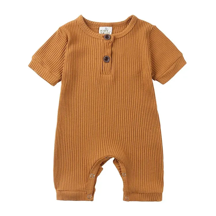 Cozy Ribbed Baby Romper