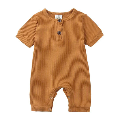 Cozy Ribbed Baby Romper