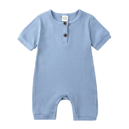 Cozy Ribbed Baby Romper
