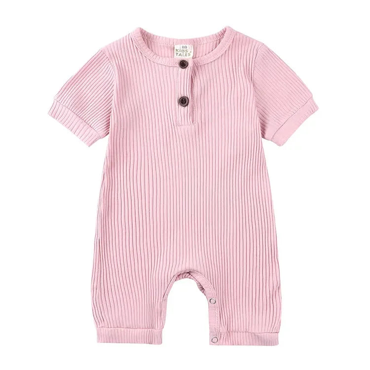 Cozy Ribbed Baby Romper