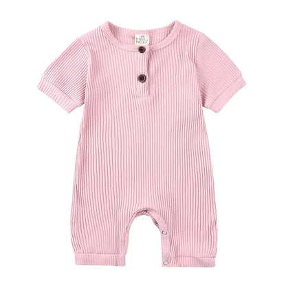 Cozy Ribbed Baby Romper