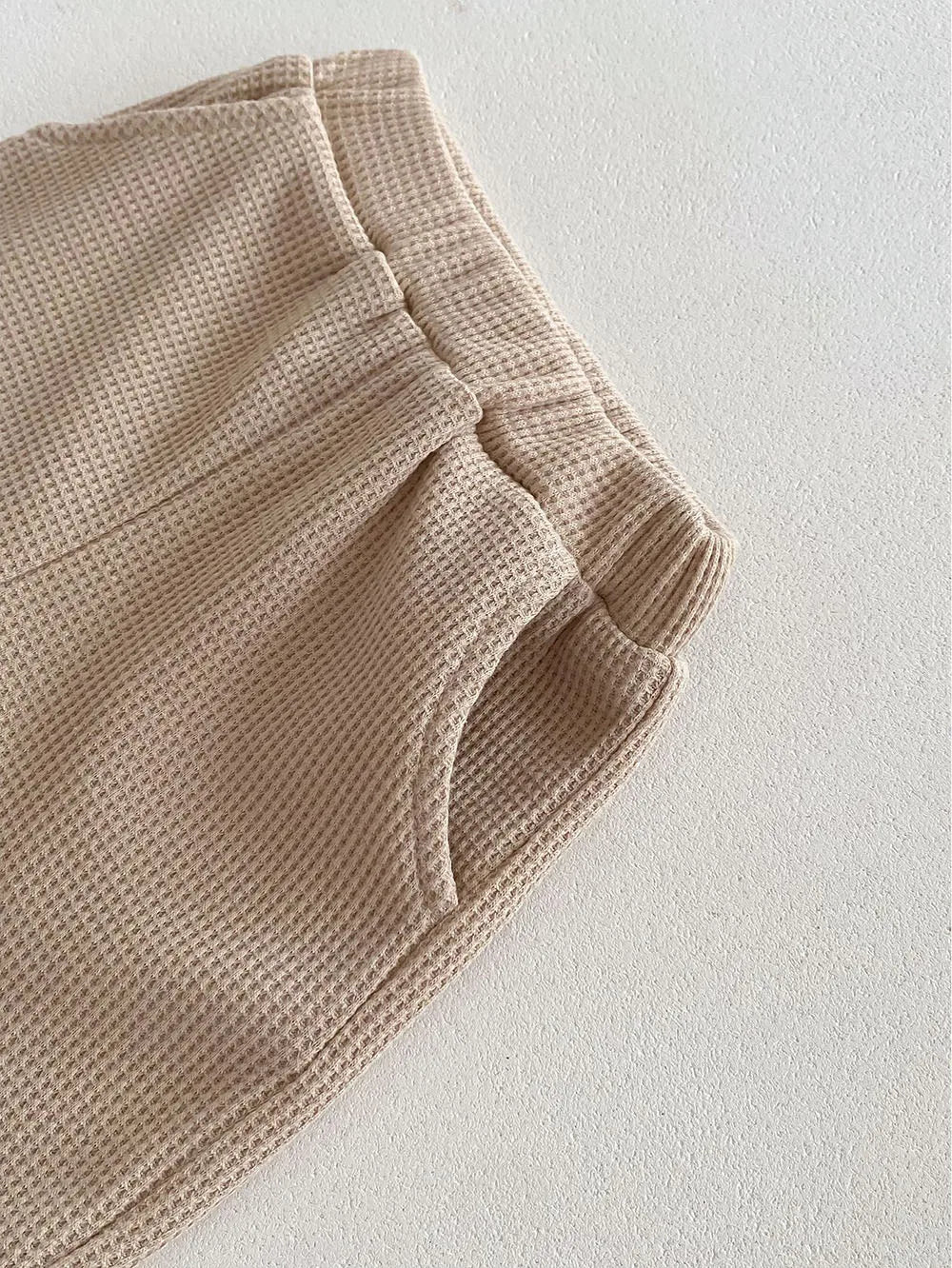 Little Gentleman Ribbed Polo & Shorts Set